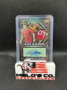 2022-23 Obsidian Diogo Jota Volcanic Material Signatures Green Etch /5 Liverpool - Picture 1 of 2