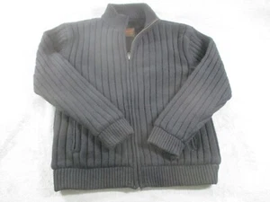 Hawke & Co Sweater Sweater Jacket Men XXL Wool Blend Full Zip Cable Knit EUC - Picture 1 of 13
