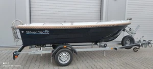 SILVER 445 Motorboot GFK Ausflugsboot Motor Boot Gleiter bis 30 PS Ruderboot - Bild 1 von 12