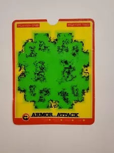 Vectrex Console Overlay. Armour Attack. - Picture 1 of 1