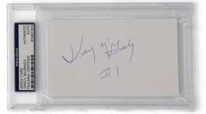Tracy McGrady Signed Index Card PSA/DNA Slabbed Autograph Early Full Signature - Picture 1 of 2