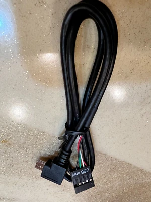 CPU Cooler LINK USB Cable Wire Lead Cord For Corsair H110i GTX Liquid - Image 1 of 4