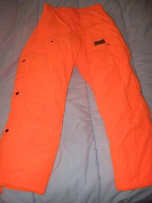 Pantalones térmicos Walls Water-Pruf aislados naranja brillante cintura talla 32-34 Foto 1 de 4
