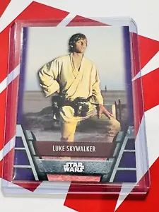 2020 Topps Star Wars Holocron Purple 2/10 Luke Skywalker #REB-1 - Picture 1 of 3