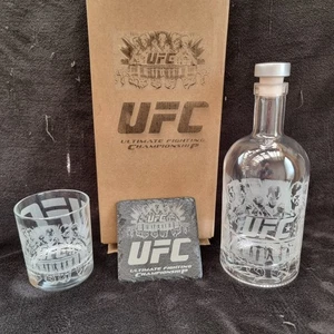UFC decanter glass box sets can be personalised - Picture 1 of 12