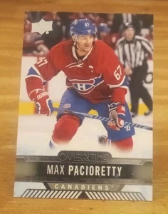 2017-18 Upper Deck Overtime Max Pacioretty Montreal Canadiens - Picture 1 of 3