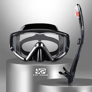 Set Snorkeling Pano 3 Finestre Attrezzatura da Snorkeling per Adulti, Occhiali da Snorkeling Professionali... - Foto 1 di 8