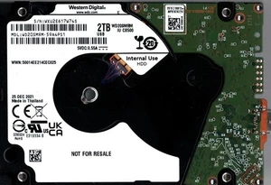 WD20SMRM-59A4PS1 S/N: WXU2E WESTERN DIGITAL 2TB THAILAND DEC 2021 - Picture 1 of 1