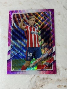 MARCOS LLORENTE - 2021 TOPPS CHROME UEFA SOCCER PINK WAVE REFRACTOR INSERT CARD - Bild 1 von 2
