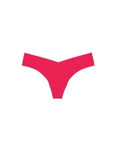 Commando women's printed low rise thong Pink Polka Dot - Picture 1 of 5