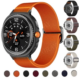 Nylon Loop Geflochten Band Armband für Samsung Galaxy Watch 8/8 Classic 46mm Armband - Bild 1 von 47
