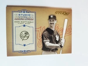 DON MATTINGLY 2004 DONRUSS STUDIO HERITAGE GOLD #348/499 YANKEES #6 - Picture 1 of 7