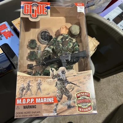 Figura GI Joe Desert Storm 10º Aniversario M.O.P.P Marine 12" Nueva 2001 MOPP De Colección Foto 1 de 2