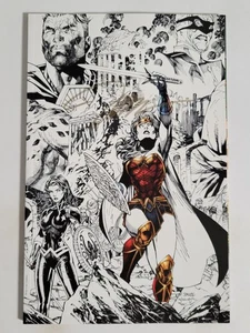 Wonder Woman #750 DC 2020 NM 9.4 Jim Lee schizzo variante copertina E firmato con certificato di autenticità - Foto 1 di 3