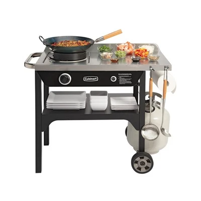 Пропановая горелка Cuisinart Outdoor Wok Station 50 000 БТЕ, включает 14 дюймов — бесплатная доставка - Изображение 1 из 4