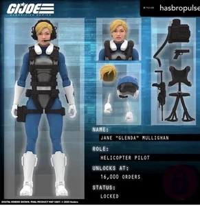 Haslab G.I. Joe 6" Classified Series Jane Glenda Mullighan #144 Dragonfly NEW!! - Picture 1 of 2