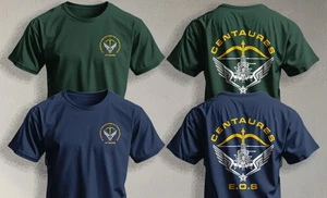 French Army Centaures 4th Special Forces Helicopter Regiment 4e RHFS T-shirt - Picture 1 of 9