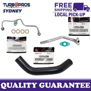 Genuine Turbo Oil Feed,Return Pipe&Hose+Gaskets For Mitsubishi Pajero Sport 2.4L - Bild 1 von 14