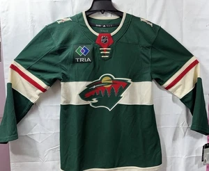 Minnesota Wild Adidas grün Home Authentic Trikot Fight-Strap Herren Neu mit Etikett Gr. 44 - Bild 1 von 7