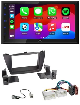 JVC Bluetooth USB MP3 2DIN DAB Autoradio für Hyundai Tucson 2010-2015 - Bild 1 von 4