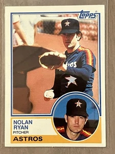 Nolan Ryan 1983 Topps Player Card. Houston Astros **Very Clean & Nice Centering* - Picture 1 of 2