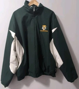 Chaqueta de fútbol americano Trinity Crusaders High School deportiva verde majestuoso suéter XL - Imagen 1 de 7