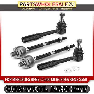 4x extremos de barra de amarre interior y exterior para Mercedes-Benz CL550 CL600 CL65 AMG S550 S600 Foto 1 de 4