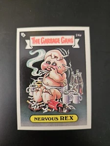 Nervous Rex 24a - The Garbage Gang Card 1985 Rare Australian Release  - Picture 1 of 2