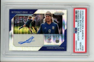 GABRIEL BATISTUTA 2024 Panini Prizm Copa America Pulsar Autographed PSA 10 POP1 - Bild 1 von 3