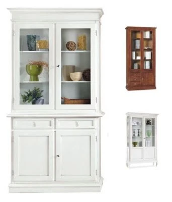 BAGNO ITALIA Mobile arredo vetrina diversi modelli e misure color bianco opaco noce lucido |5