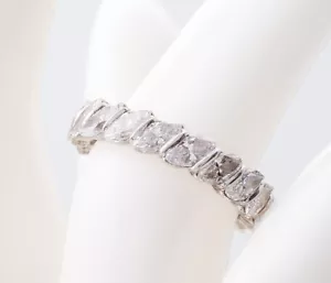 Van Cleef & Arpels Eternity Marquise Diamond Ring 1.14ct 18k White Gold - Picture 1 of 7