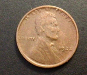 1922-D Lincoln Wheat Cent Penny, XF Details. Full Wheat Stalk lines! H5 - Picture 1 of 2