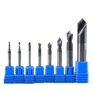 Molino de extremo de biselado de carburo 90 grados 1-12 mm taladro broca fresadora - Imagen 1 de 14