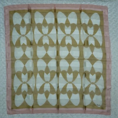 PIERRE CARDIN Bufanda de Seda Bufandas 34" X 35.5" O974 Foto 1 de 4