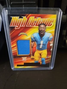2023 Panini Rookies and Stars HIGH OCTANE Quentin Johnston Patch /399 RC - Bild 1 von 7
