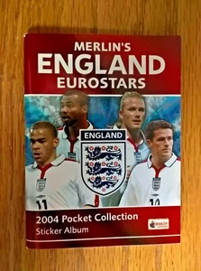Merlin's England Eurostars 2004 Pocket Collection Stickeralbum leer ungebraucht - Bild 1 von 2