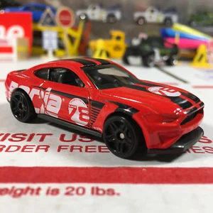 Hot Wheels Speed Graphics ‘18 Ford Mustang GT Borla Red LOOSE Fresh Pull (41) - Picture 1 of 6