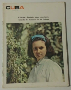 1966 Revista Cuba Illustrated Magazine Premio Casa de las Americas Cuba Baseball - Imagen 1 de 12