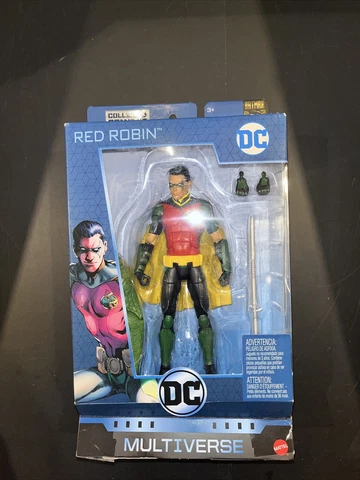 DC Multiverse Red Robin Tim Drake Killer Croc BAF 6" Figure Mattel 2019 *NEW* Cover