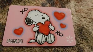 GIFTCARD NO VALUE "HAPPY VALENTINES DAY" SNOOPY WALMART LIMITED ED. GIFTCARD NEW - Picture 1 of 12