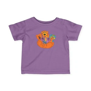 Bear In The Big Blue House Pip Pop Tutter Treelo Ojo 90s TV Retro Baby T-Shirt - Picture 1 of 19