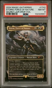 PSA 8 Storm, Force of Nature #1742 2024 Magic Marvel Secret Lair - Picture 1 of 3