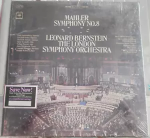 Mahler - Symphony No. 8 Bernstein LSO Columbia US 2LP Box Still Sealed Mint - Picture 1 of 2