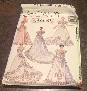 Vestido de novia McCall's 5804 patrón de costura vestido de dama de honor S 8  - Imagen 1 de 2