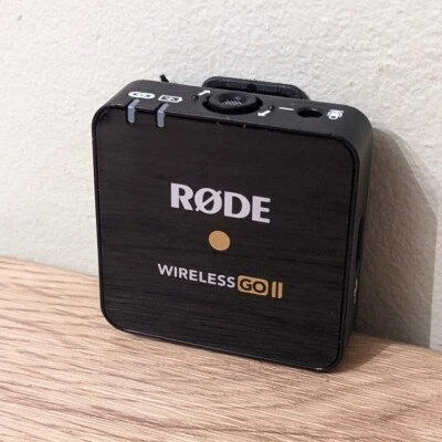 Transmitter ONLY Rode Wireless GO II 2 dual wireless microphone TX mic black - Image 1 of 4