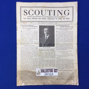 Revista Scout Vintage Boy Scout 1 de agosto de 1915 (casi 110 años) 2411C3 - Imagen 1 de 6
