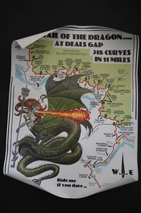 TAIL OF DRAGON AT DEALS GAP 24" X 18" POSTER - Bild 1 von 4