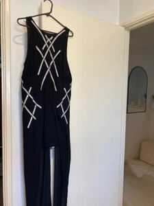 Black Sass and Bide Maxi Dress, Bitterness of Absense, Size 10 - Picture 1 of 4
