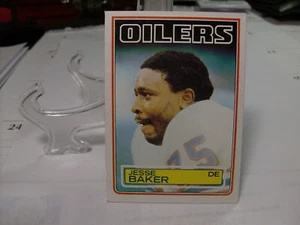 Fútbol americano Topps 1983 #273 - Jesse Baker DP - Houston Oilers 83-052 - Imagen 1 de 2