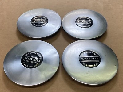 TAMPAS DE CENTRO VINTAGE 1985 -1990 VOLVO 740 760 FABRICANTE DE EQUIPAMENTO ORIGINAL CALOTAS TAMPAS DE RODA - Imagem 1 de 4